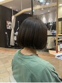 大人シンプルボブスタイル