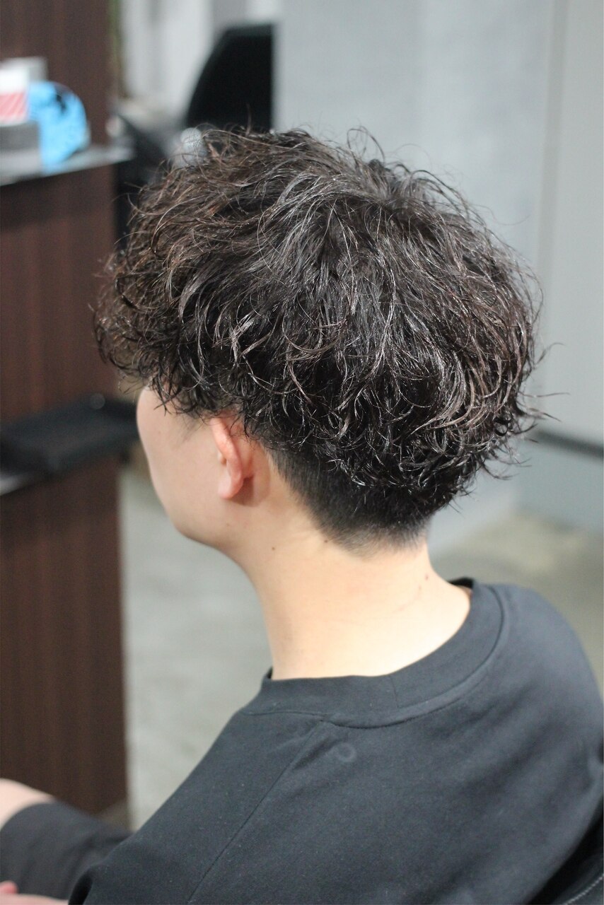 黒髪マッシュ×シャドウパーマ/20代30代40代：L244235668｜マーズ