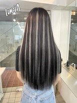 ルシア 京都四条河原町烏丸(LuciA) 【レミー100%/54cm】エクステ×バレイヤージュ×ブルーブラック