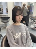 【韓国風】20代、30代◎ノーアイロンタイトボブ