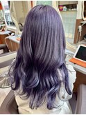 【艶カラー/大人パープル】池袋美容室