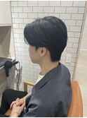 ナチュラルに☆前下がりセンターパートスタイル