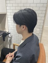 ハツ 橋本(HATSU) ナチュラルに☆前下がりセンターパートスタイル