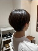 刈り上げセンターパート/ショートマッシュ/ニュアンスパーマ