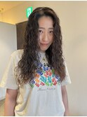 【杏】ロングパーマ