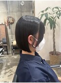 マッシュショートおしゃれ女子ウルフヘア外ハネボブレイヤーボブ