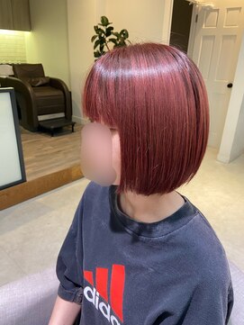 ルル カリス(lulu CHARIS) チェリレッド×ボブ