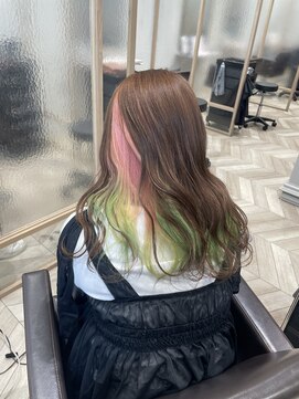 トライアンフ(TriumpH) 【KANA】ピンク ミントのインナーカラー