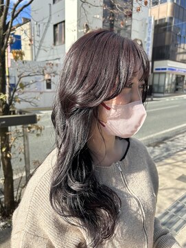 プランタン フォー ヘアー(printemps FOR HAIR) レイヤー × ピンクラベンダー