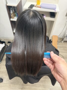 美髪ストレート