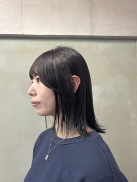 ファビ 渋谷(Fab) くびれヘア/暗めカラー/アプリコットオレンジ/縮毛矯正