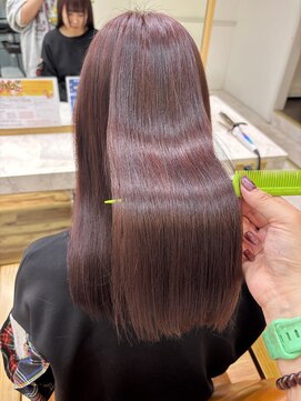 アプリバイリアン 浦和2号店(appri by Rien) ブリーチなしダブルカラー/レッドブラウン