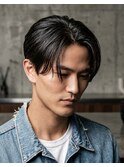 メンズナチュラルセンターパート♯87