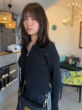 バーチミシマ(BIRCH mishima)&nbsp;ブリーチなしグレージュ×ローレイヤー