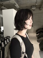 フィルムス 表参道(FILMS)&nbsp;ミニボブレイヤー/レイヤーカット/ウォームベージュ/前髪/表参道