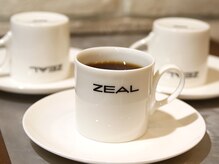 ジールヘアー(ZEAL HAIR)の雰囲気（Cafe空間でのrelax time..coffeeも厳選して丁寧にお入れします,,）