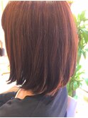 切りっぱなし風ボブ