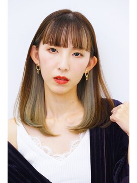 ヘアールームキュー(HAIR ROOM quu+) インナーで魅せるこなれ女子カラー