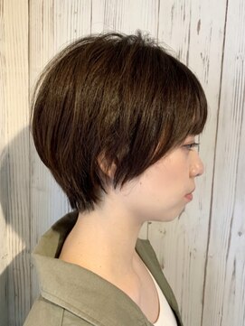 ヘブンリー(heavenly) #シアーカラー#シアーベージュ#モカベージュ#小顔#ショートボブ