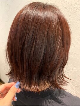 ソレイユ シンサカエ(SOLEIL SHINSAKAE) 大流行♪オレンジ×切りっぱなしボブ☆