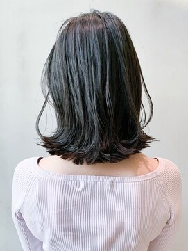 アルバム 銀座(ALBUM GINZA) ナチュラルロブ_ホワイトアッシュショートパーマ_ba313482