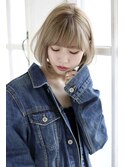 前下がりショートボブ×厚め前髪×おフェロ/大人可愛い/吉祥寺