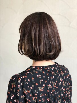 エスヘアー 名古屋 金山(es hair) 20代◎大人かわいいベージュイヤリングカラー外ハネボブ