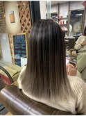 #黒髪#ボブルフ#ネビージュ#小顔#ワンレン