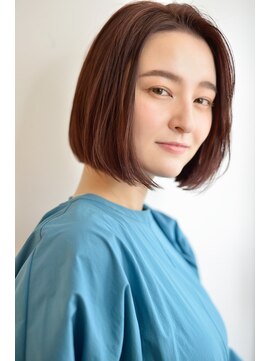 エールバイボヌール(Ere by Bonheur) 簡単スタイリング♪ナチュラルボブスタイルで時短ヘア！