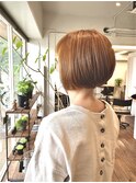 大人可愛いショートボブ♪