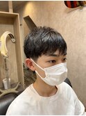 バルーンマッシュ×ソフト刈り上げ