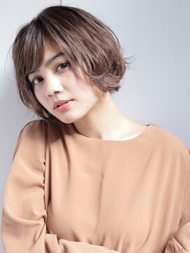 ロンドプランタン 恵比寿(Lond Printemps) 重めショートボブ大人かわいい色っぽボブ