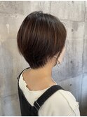 【amule hair】こっくりカラー×ふわっとショートスタイル