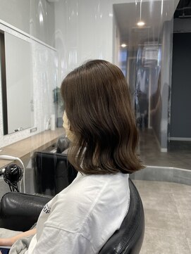 シェル 立川(shell) オリーブベージュ/ブリーチなしグレージュ/大人可愛い