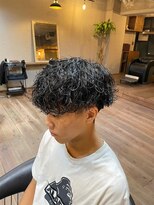 シリー(SILLY)&nbsp;沖縄メンズ波巻きスパイラルパーマ