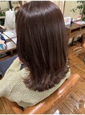 ニュアンスウルフ風ヘア