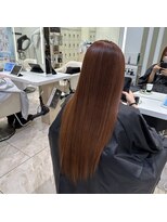 ケンジ 平塚 アネッタ(KENJE annetta) 大人愛されピンク　艶感抜群　暖色カラー　【ブリーチ1回】