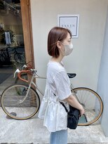 カレンアンドエクラート 大宮(KAREN&ECLART)&nbsp;ボブ　サンドベージュ　大宮美容室　トリートメント　縮毛矯正