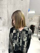 ワンズ リー 上大岡店(One's ly)&nbsp;レイヤーカット/ウェットヘア/オリーブベージュ[上大岡]