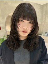 ハウ 心斎橋(how)&nbsp;ロング顔周りレイヤーカット小顔カット艶髪20代30代40代