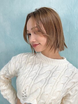 フリーラ 表参道(freera) ミルクティーブラウン　ショートストレート