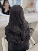 透明感ラベンダーグレージュ/ダークグレー