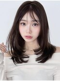 《Agu hair》チェリーブラウンレイヤー×numberA.ヘアバター