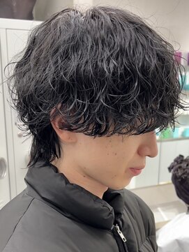 ノード(NODE) 波巻きスパイラルツイストスパイラルパーママッシュメンズヘア