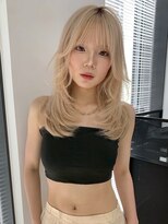 ユーフォリア 新宿通り(Euphoria) レイヤー/顔周りレイヤー/シースルーバング/ハイトーン