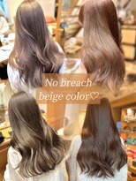 バイオレット 表参道店(Violet)&nbsp;ブリーチなしニュアンスパールベージュカラーNA_126