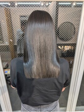 ムード(mood) 美髪矯正/髪質改善トリートメント/縮毛矯正/グレージュ/ブラック