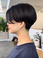 ジーナ 渋谷 表参道(JINA)&nbsp;大人ショートボブ/ハンサムショート/前髪なし/30代40代50代