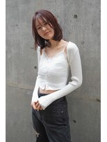 フリックヘアサロン 梅田茶屋町2号店(FLICK HAIR SALON)&nbsp;ミディアムヘア/イルミナカラー/レイヤーカット