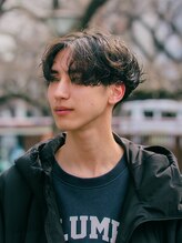 ベンジー 中目黒ii店(benji) 色っぽいセンターパートパーマ